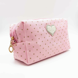 HB&Co Cosmetic Bag Heart Pink