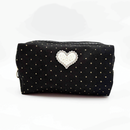 HB&Co Cosmetic Bag Heart Black