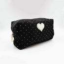 HB&Co Cosmetic Bag Heart Black
