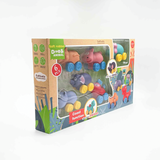Toy Dino & Animals Set 6pc