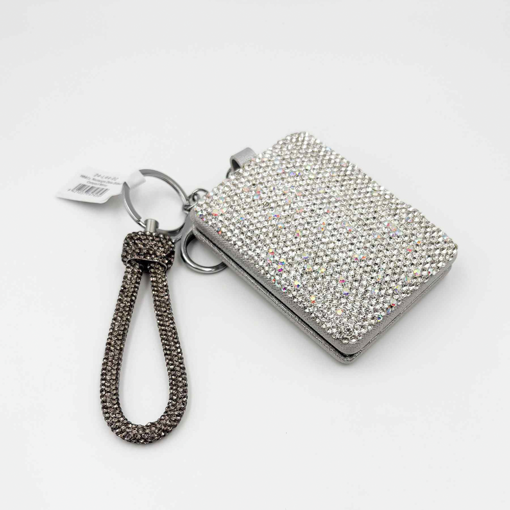 HB&Co Compact Mirror Rhinestone Rectangle Assorted