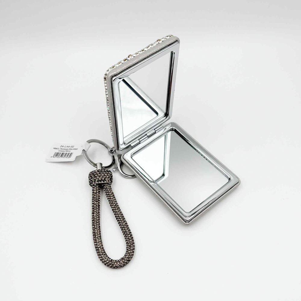HB&Co Compact Mirror Rhinestone Rectangle Assorted