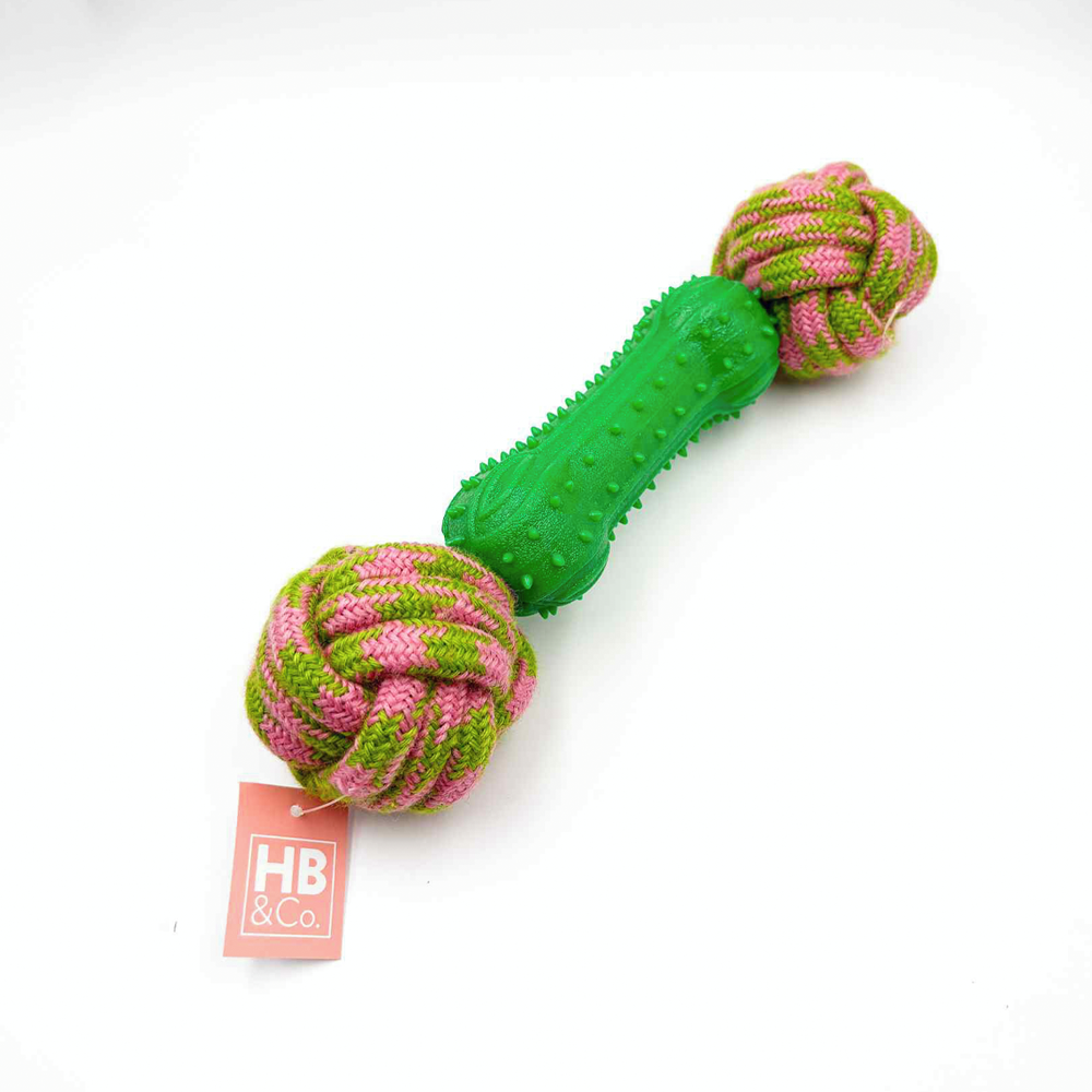 HB&Co Pet Toy Dual Knot Bone Assorted
