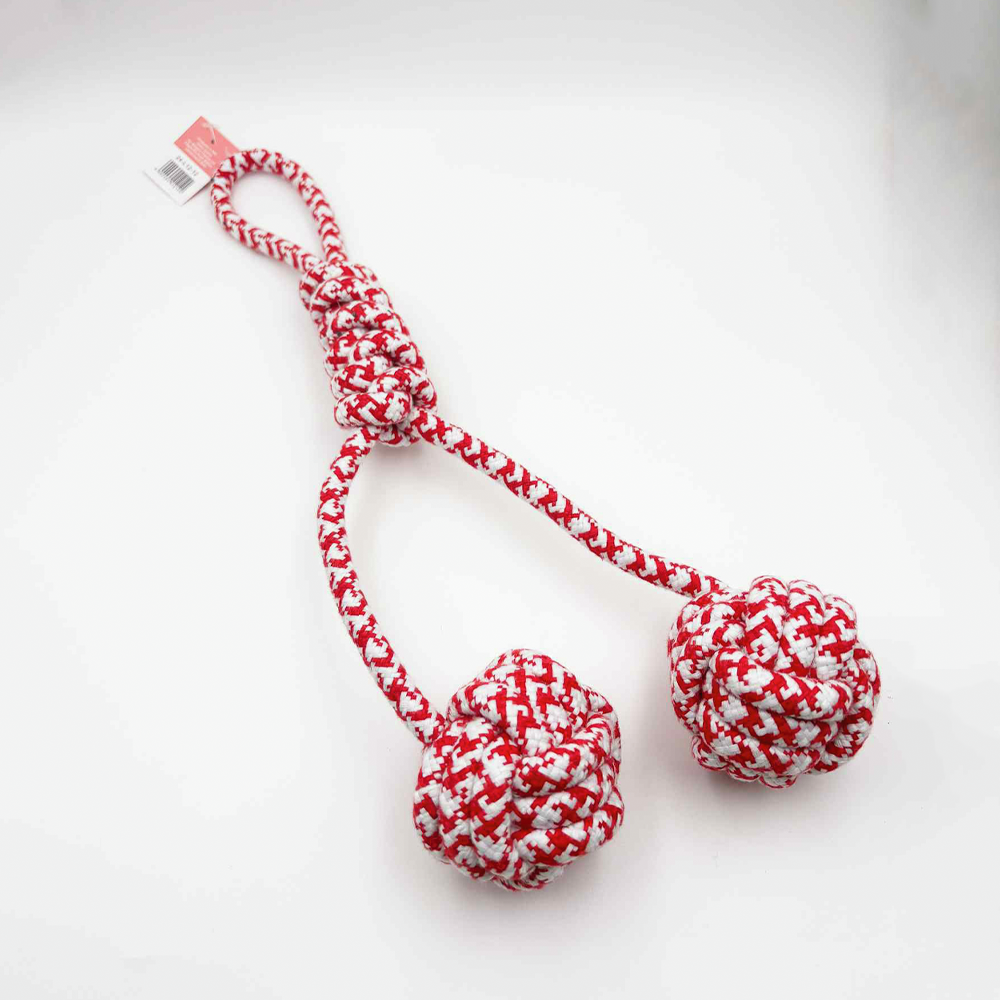 HB&Co Pet Toy Dual Tug Rope Assorted