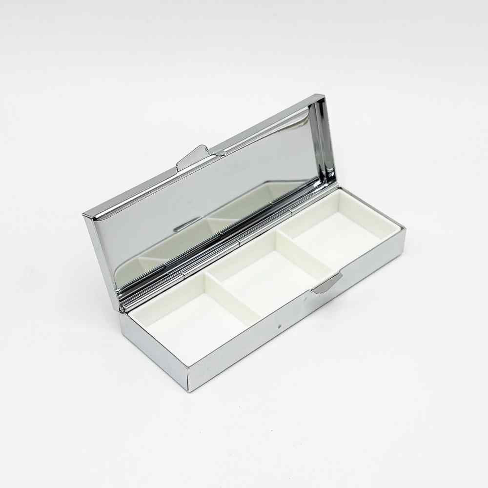 HB&Co Travel Pill Box 3 Compartment Floral Assorted