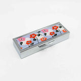 HB&Co Travel Pill Box 3 Compartment Floral Assorted