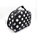 HB&Co Cosmetic Make Up Bag Medium Spots Black