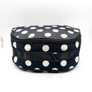 HB&Co Cosmetic Make Up Bag Medium Spots Black