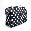 HB&Co Cosmetic Make Up Bag Large Spots Black