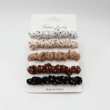 Bargain Chemist  Hair Tie Polka Dot Scrunchie 5pk