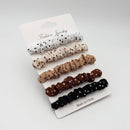 Bargain Chemist  Hair Tie Polka Dot Scrunchie 5pk