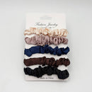Bargain Chemist Hair Tie Soft Satin Scrunchie 5pk
