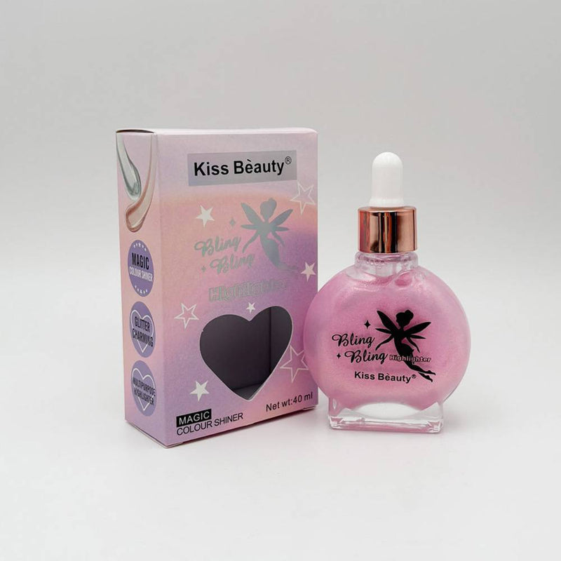 Kiss Beauty Highlighter Pink 40ml
