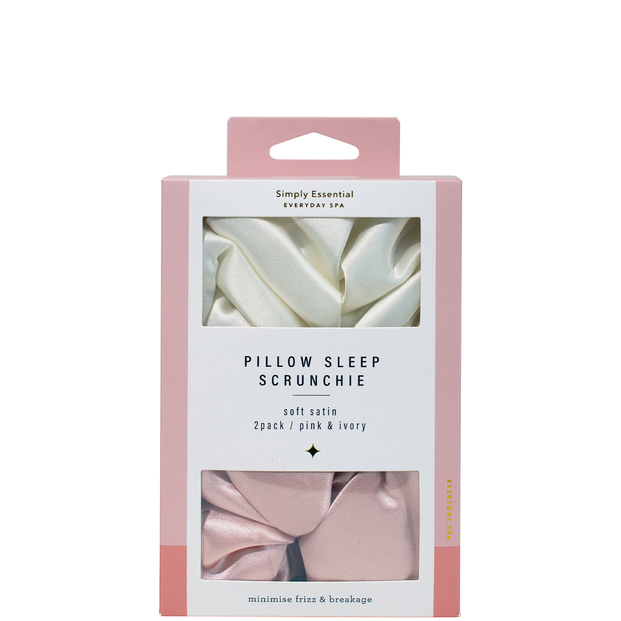 Simply Essential Scrunchies Pink Ivy 2 pack
