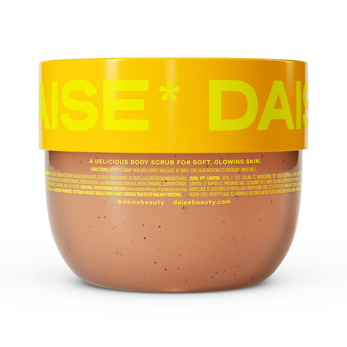 DAISE Exfoliating Body Scrub in Vanilla Glow, 18 oz/510 g