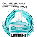 Listerine Zero Alcohol Antibacterial Mouthwash Less Intense Taste 500mL