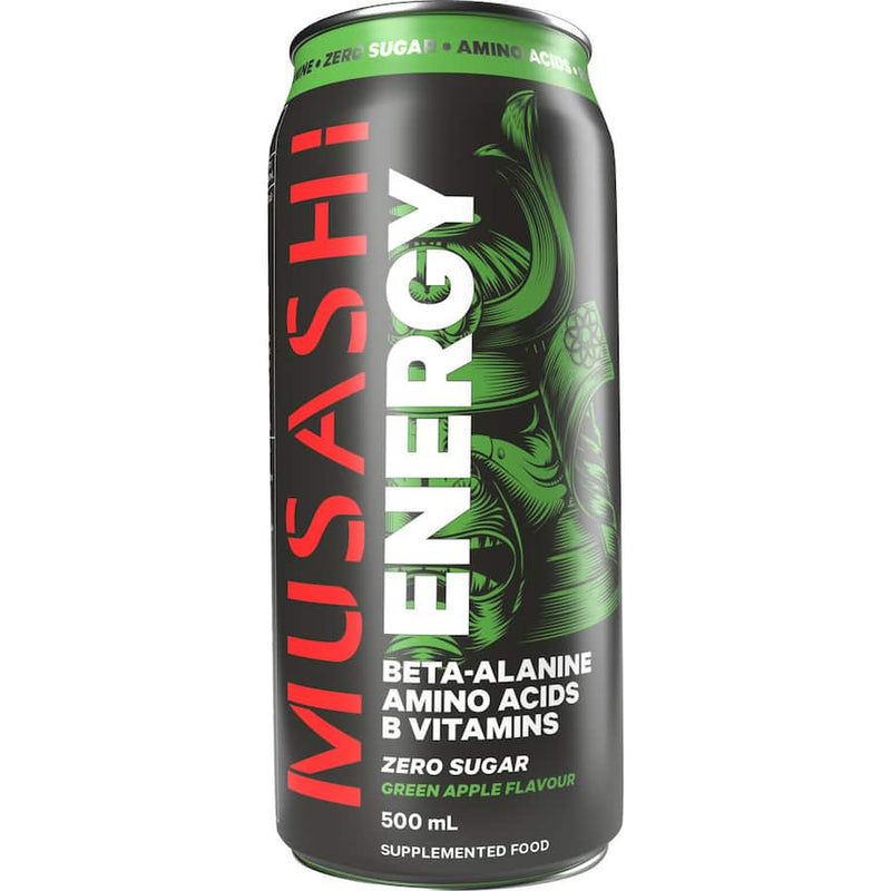 Musashi Energy Drink Green Apple 500ml