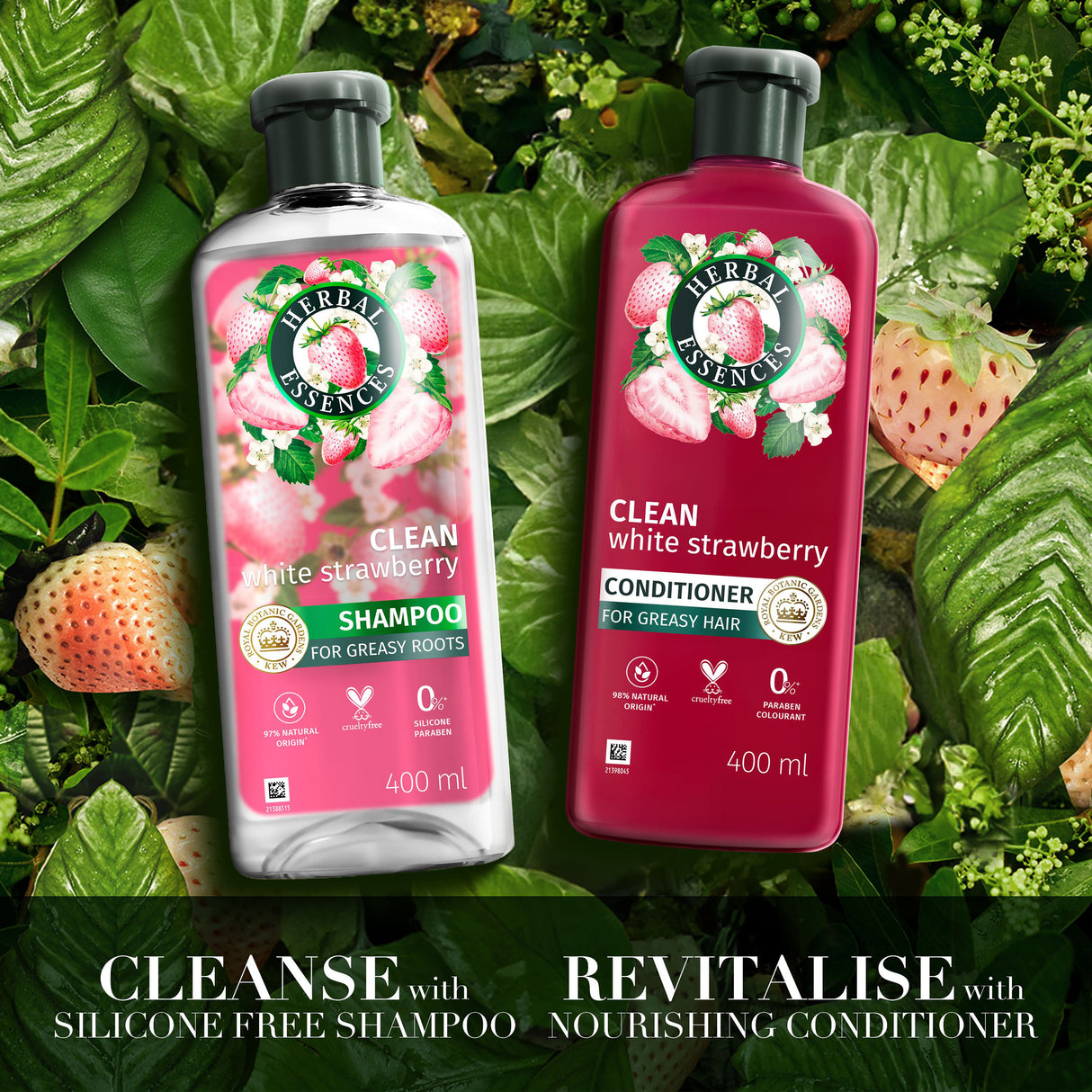 Herbal Essences Bio: Renew Cleansing Conditioner White Strawberry & Mint 400ml
