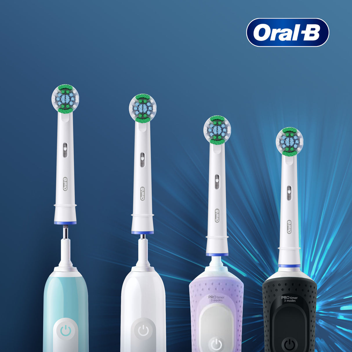 ORAL B Everyday Clean Replacement Brush Head 8pk