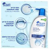 Head & Shoulders Clean & Balanced Shampoo 660ml