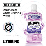 Listerine Total Care Zero Alcohol Antibacterial Mouthwash Less Intense Taste 1L