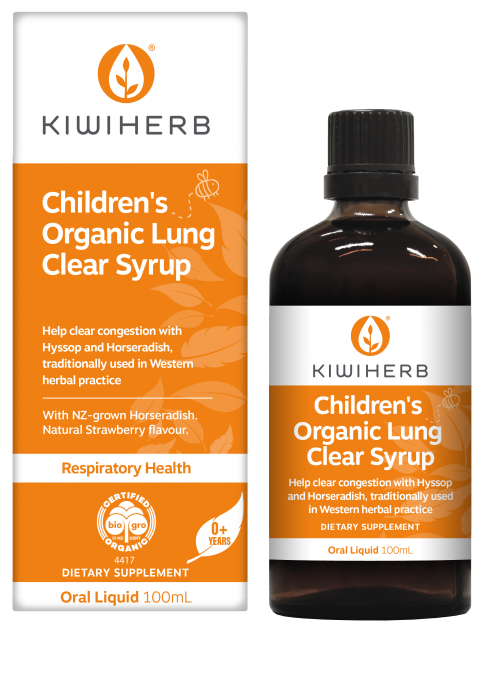 Kiwi Herb Children's Organic Lung Clear 100ml