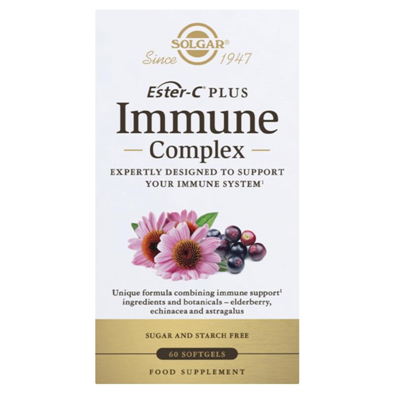 SOLGAR Ester C Plus Immune Complex 60pk