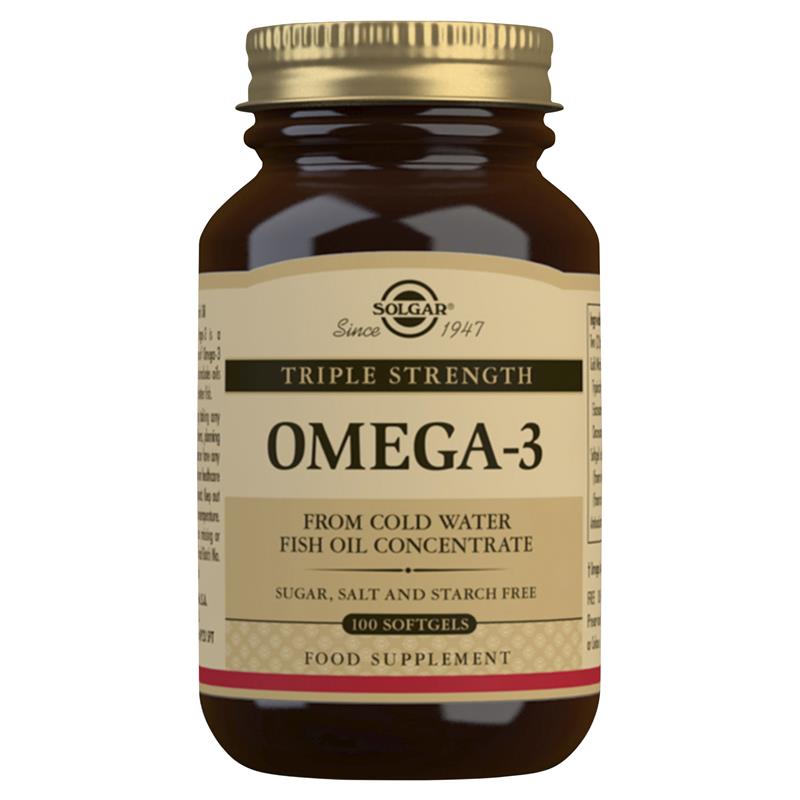 SOLGAR Triple Strength Omega 3 100pk