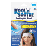 Kobayashi Kool 'n' Soothe Migraine Relief 6 Sheets