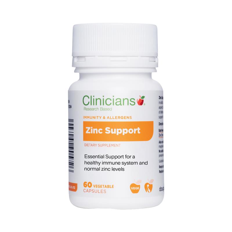 CLINICIANS Zinc Support Vcaps 60s