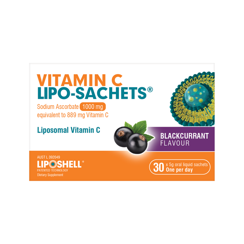 Lipo-Sachets Vitamin C Blackcurrant 30 Pack
