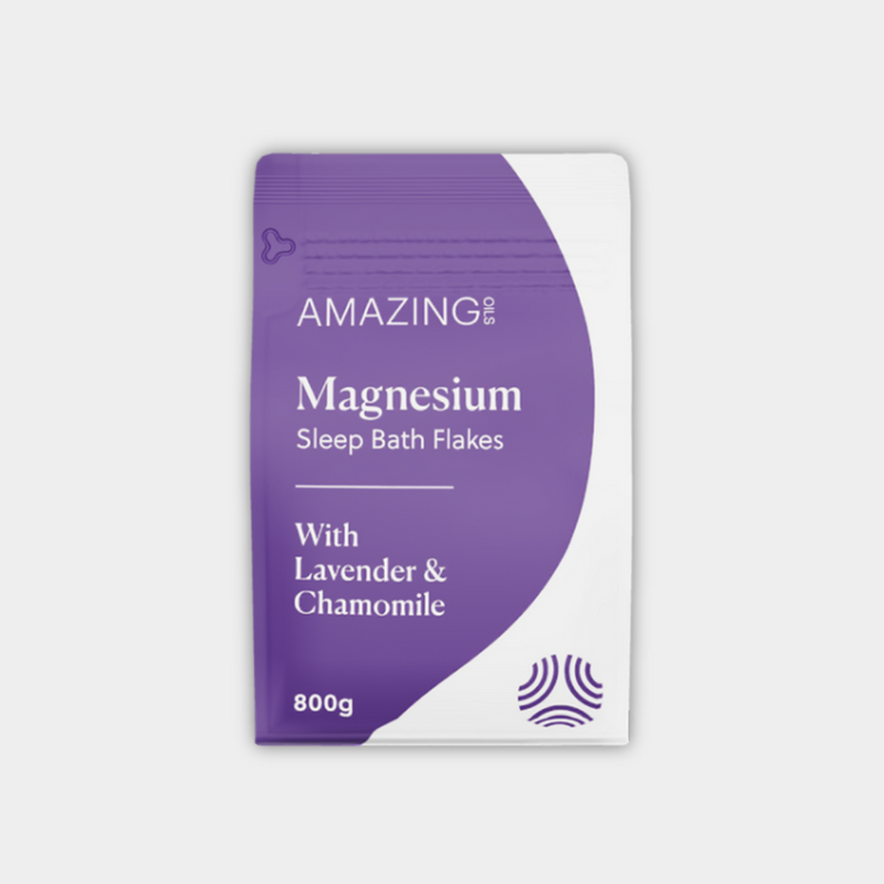 Amazing Oils Magnesium Sleep Bath Flakes 800g