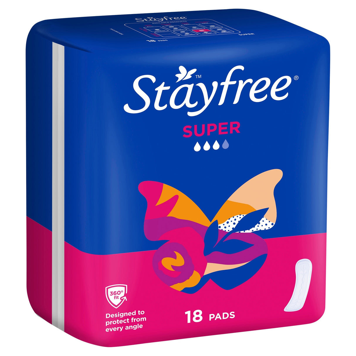 Stayfree Super C/Soft pads 18s