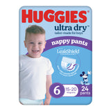 HUGGIES N/Pant Hug Jr Sz6 Boy 24pk