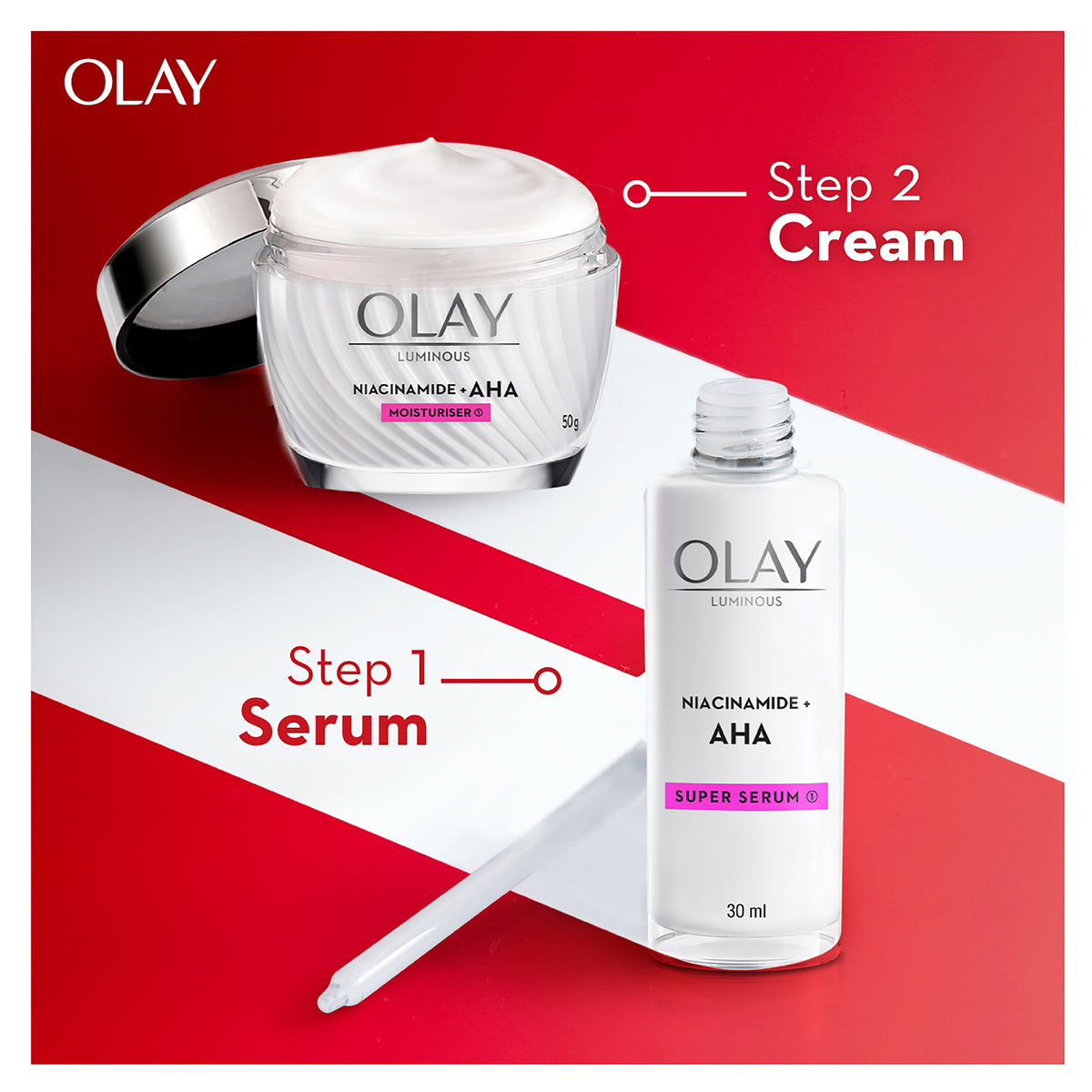 OLAY FACE SERUM AHA 30ML