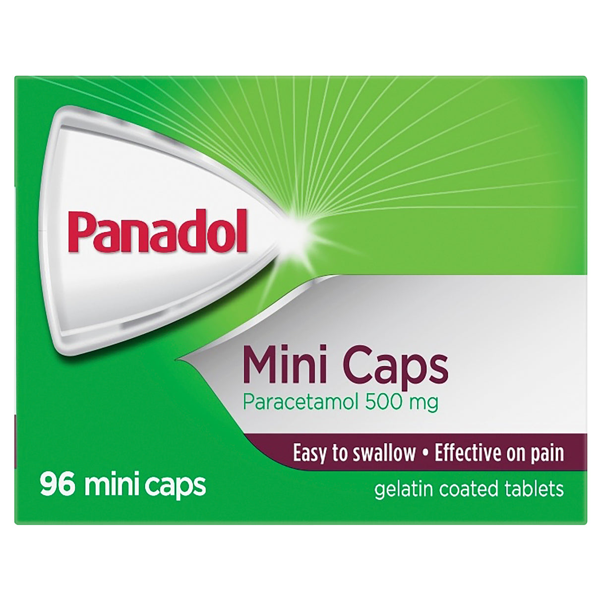 PANADOL Mini Capsule 500mg Paracetamol Capsule 96s