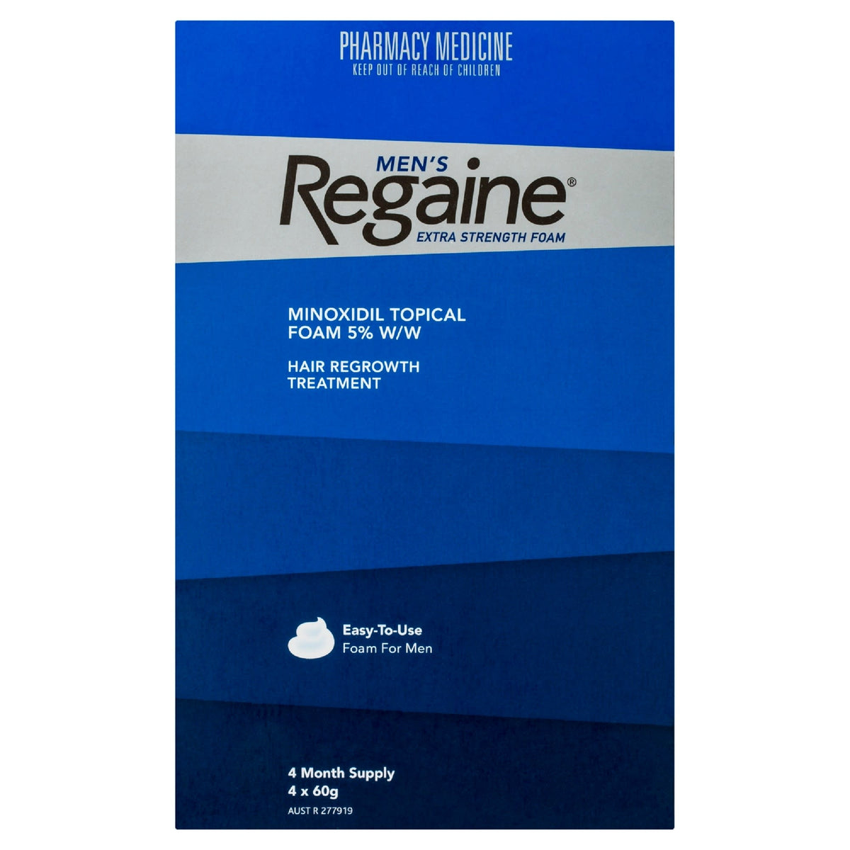 Regaine Men’s Extra Strength Foam 4 Months Supply