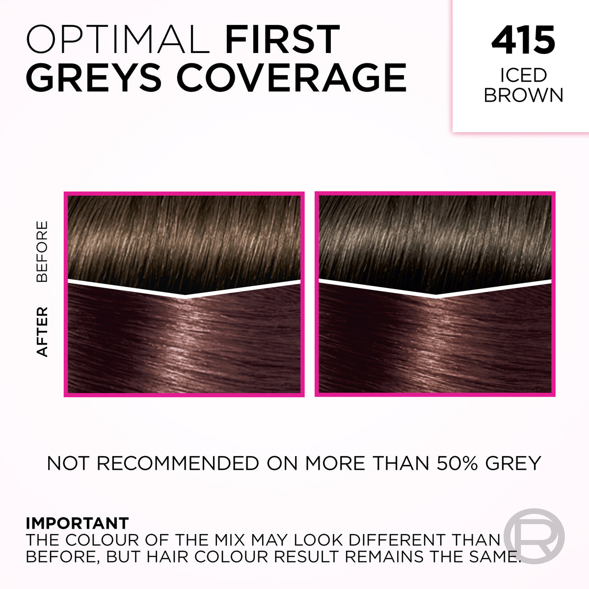 L'Oréal Paris Casting Crème Gloss Semi-Permanent Hair Colour - 415 Iced Chocolate(Ammonia Free)