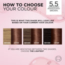 L'Oréal Paris Excellence Crème Permanent Hair Colour - 5.5 Mahogany Brown