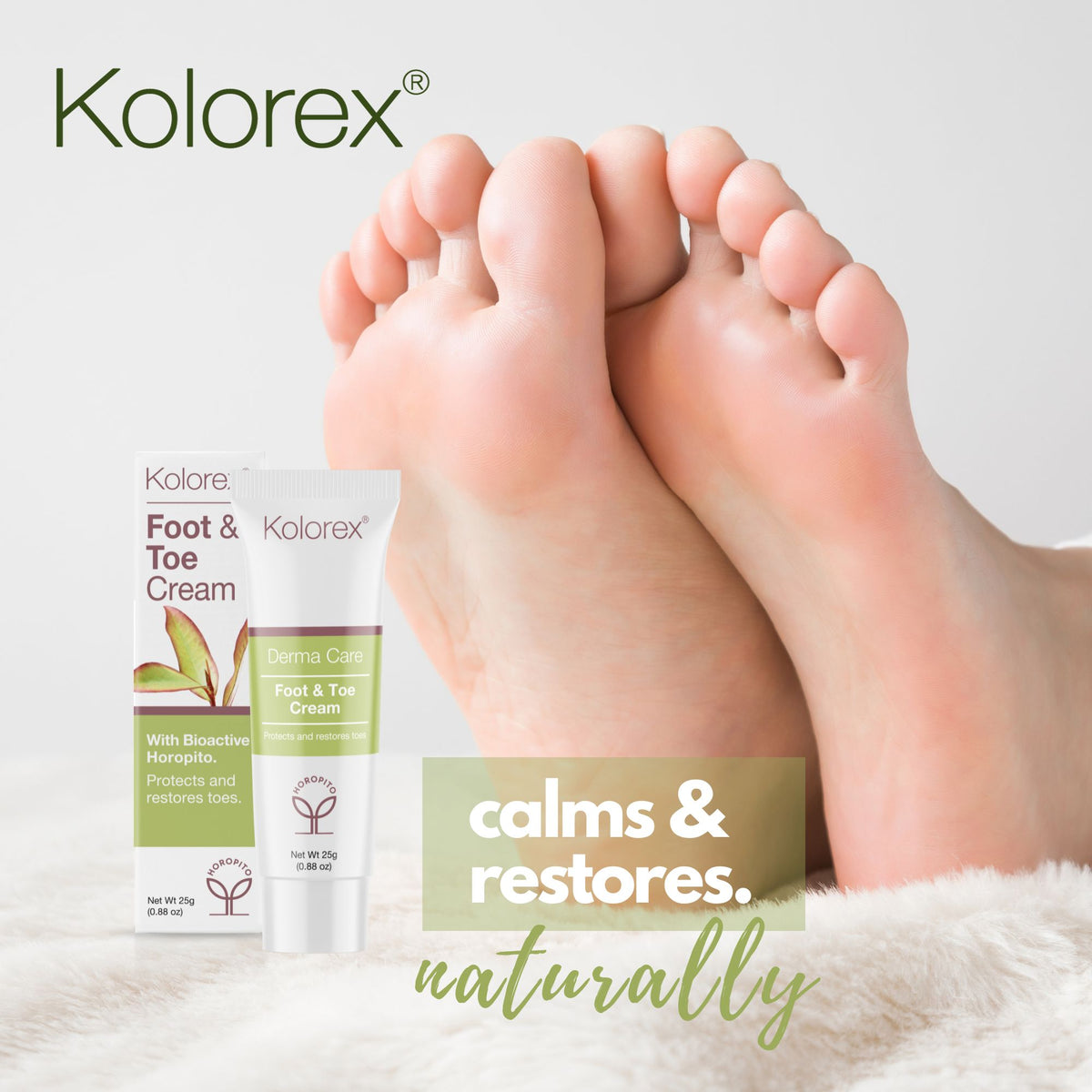 KOLOREX Foot/Toe Care Cr. Tube 25g