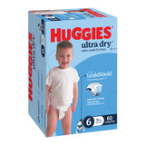 Huggies Ultra Dry Nappies Boys Size 6 (16+kg) 60 Pack