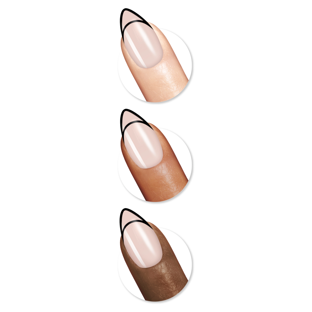 Sally Hansen Salon Effects Perfect Manicure Press On Nails Needing Space Almond