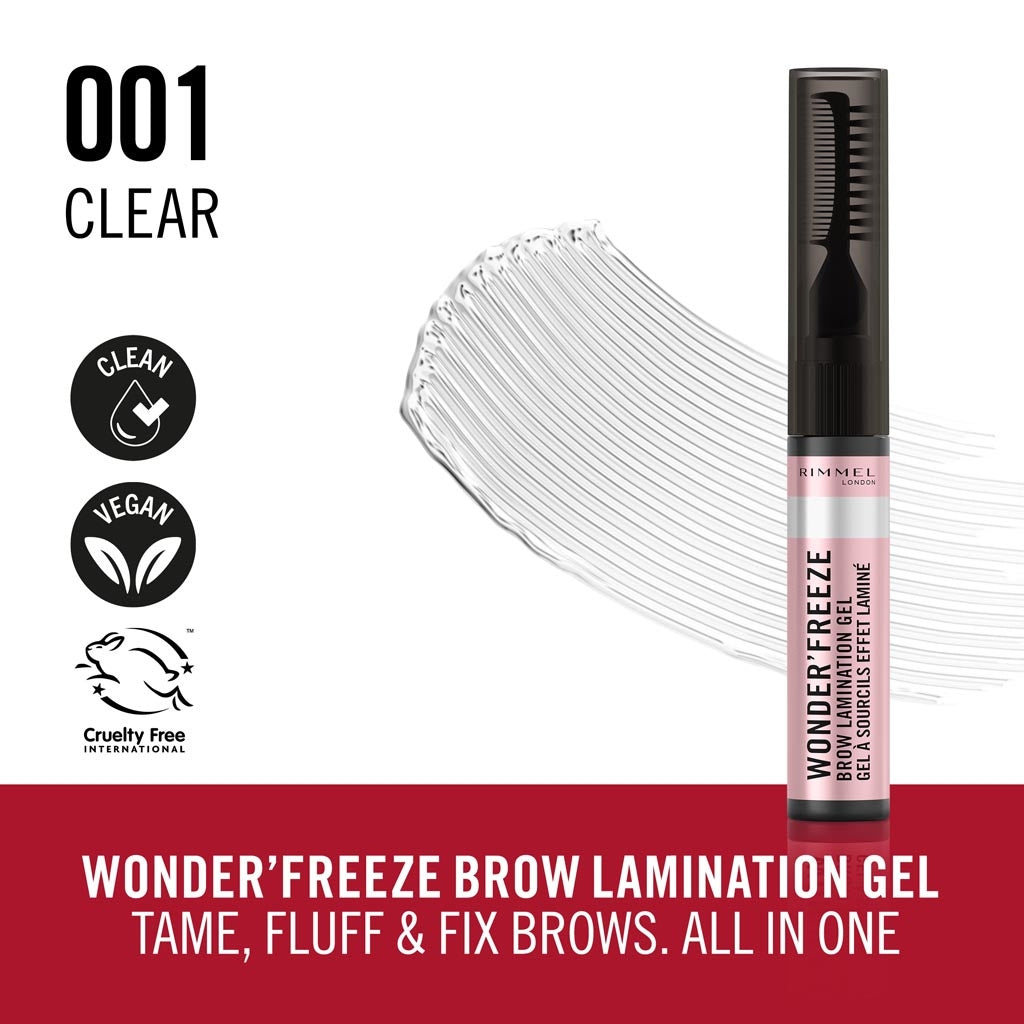 Rimmel Wonder Freeze Brow Gel 001 Clear