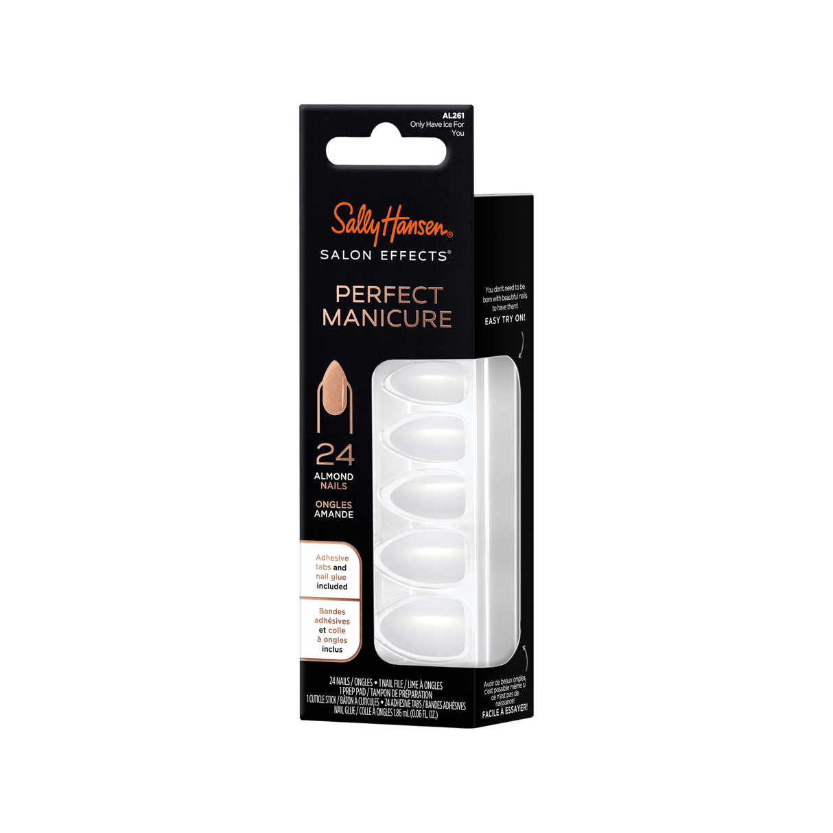 Sally Hansen Salon Effects Perfect Manicure Press On Nails  Only Have Ice For You