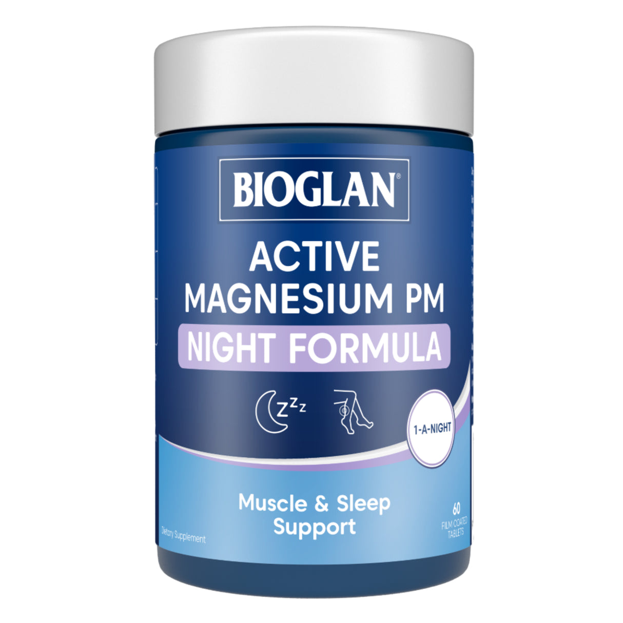 Bioglan Active Magnesium PM Night 60 Tablets