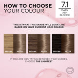 L'Oréal Paris Excellence Crème Permanent Hair Colour - 7.1 Dark Ash Blonde