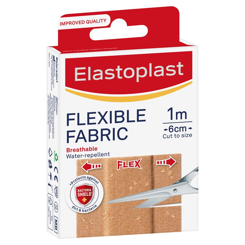 Elastoplast Flex Fabric Dressing Length 1mx6cm 10 Pack