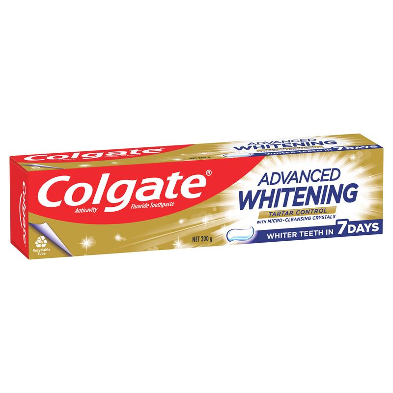 Colgate Toothpaste Advanced Whitening & Tartar Control 200g