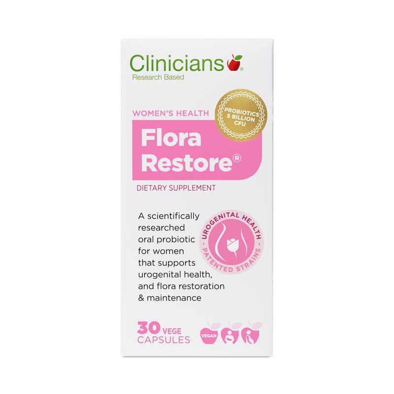 Clinicians Flora Restore 30 Capsules