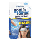 Kobayashi Kool 'n' Soothe Migraine Relief 6 Sheets